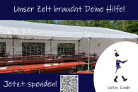 Spendenaufruf: Unser Festzelt braucht Deine Hilfe!